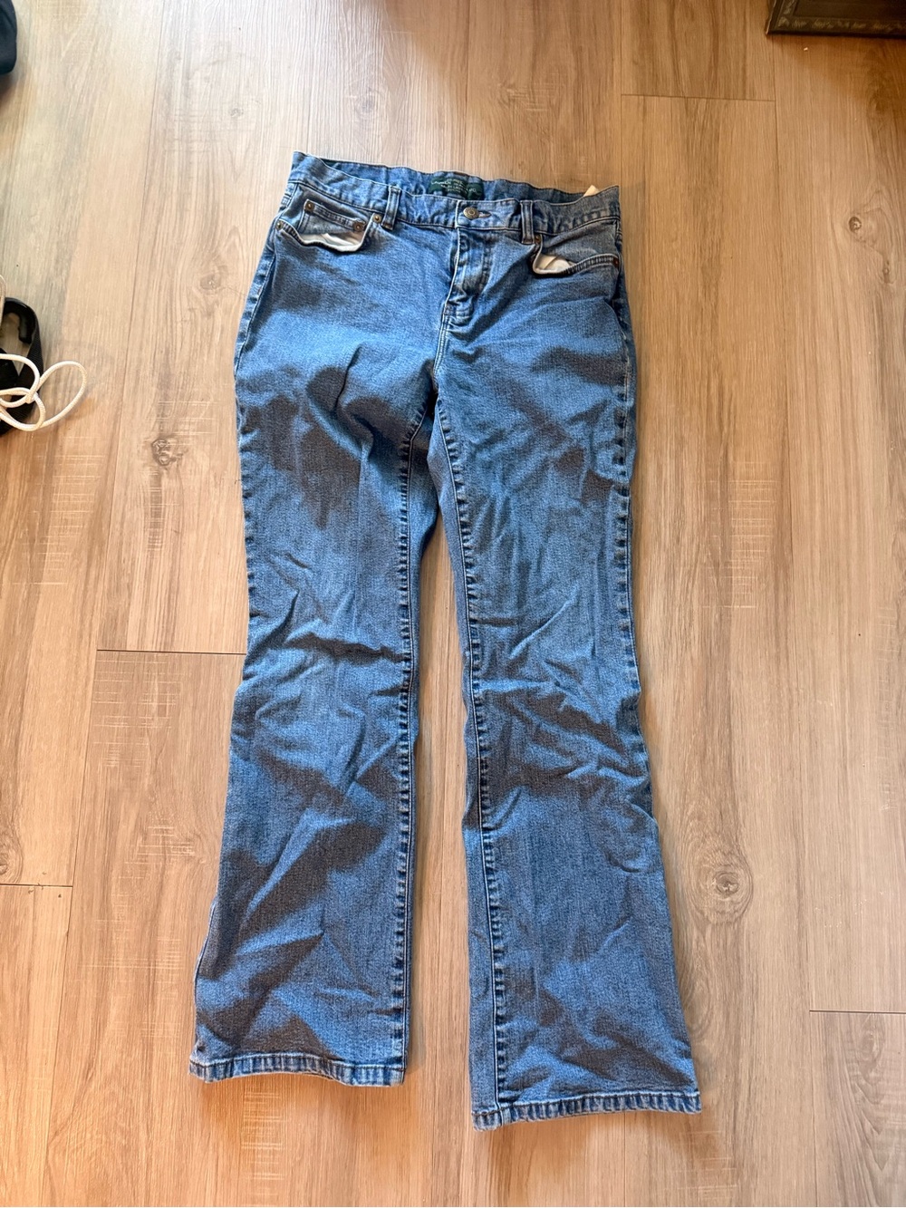 Lauren Ralph Lauren Women's Blue Flare Jeans
